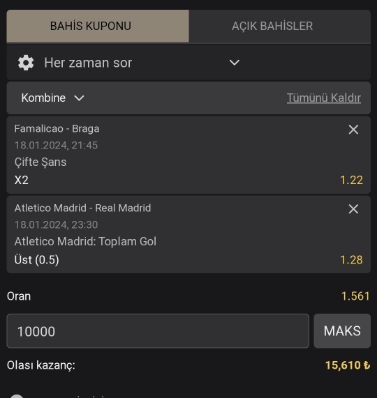 On bine 15.600 sizce nasıl para? Ben tukkan bu?