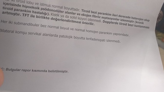 Sonucu yorumlarmisiniz?
