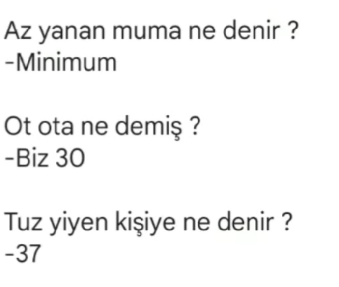Soğuk esprilerle aranız nasıl?