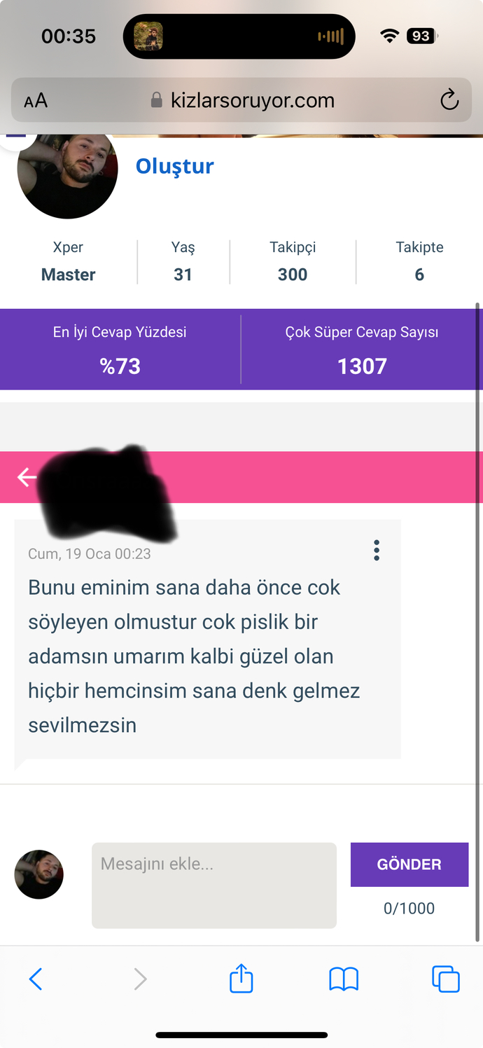 Bizi sevmeyen, insan sevemez