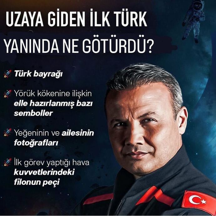 Uzaya gidebilseydiniz yanınıza alacağınız 3 şey ne olurdu?