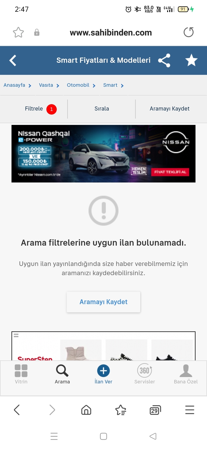 yok diyor sahibinden