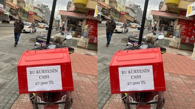 Ankarada bir kurye, Somali Cumhurbaşkanının oğluna verilen cezaya böyle tepki gösterdi! Düşünceniz nedir?
