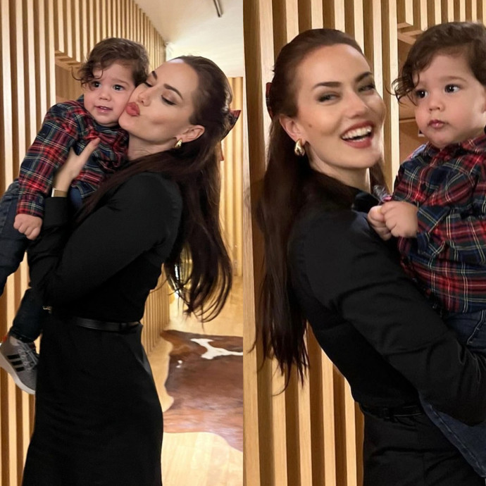 Özçivit & Evcen çifti bir senenin ardından oğulları Keremi ilk defa paylaştı. Sizce anneye mi benziyor babaya mı?