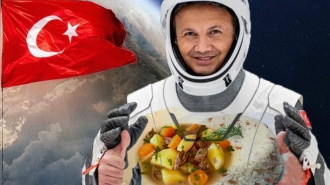 Alper Gezeravcı, uzayda et haşlama ve pirinç pilavı gibi yemekler yiyebilecek! Sen uzaya gitsen yanına hangi yemeği alırdın?