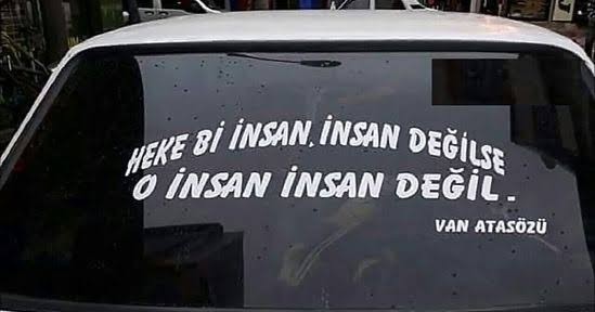 Araba/kamyon arkası yazılara örnek vermenizi istesem neler söylersiniz✌️?