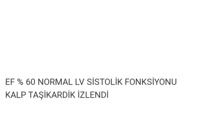 Kardiyolojiden anlayan varsa?