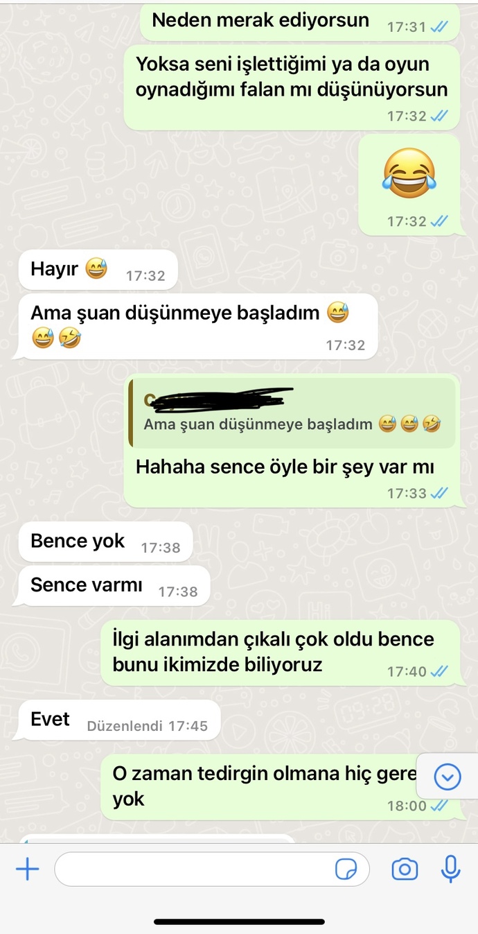 Eski sevgilimin MESAJLARI derdi ne?