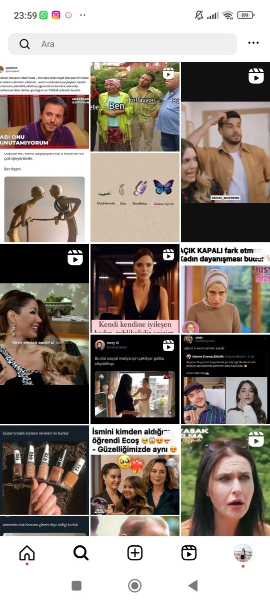 Instagram keşfetinize ne tür içerikler çıkıyor?