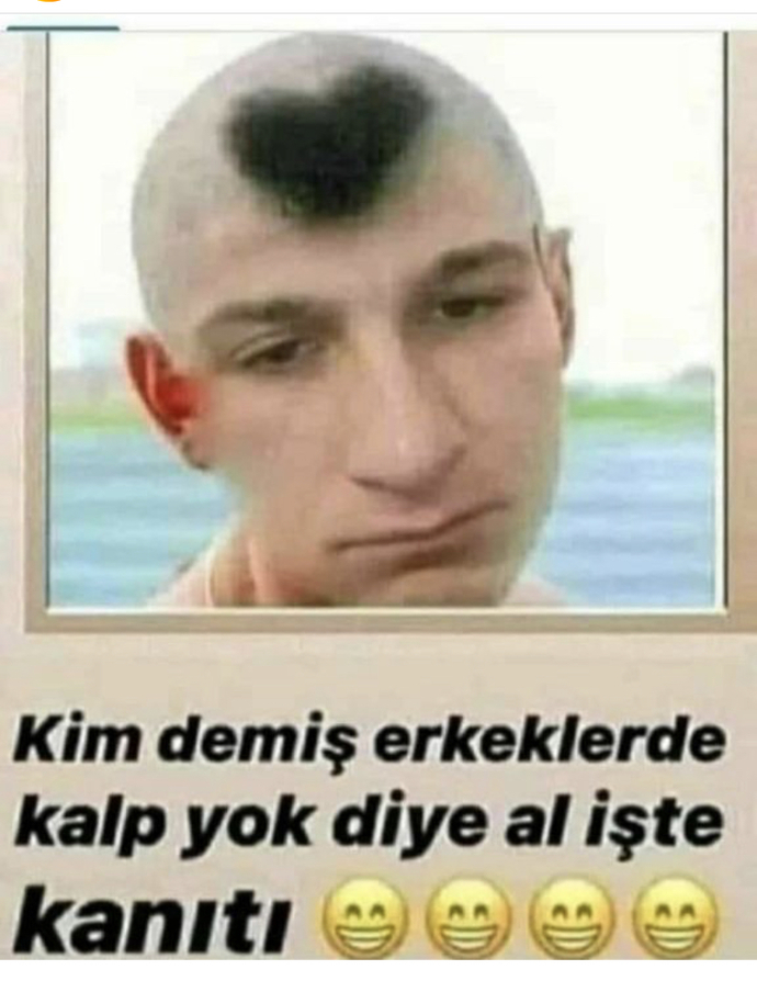 Erkeklerin kalbi yok mu?😜?