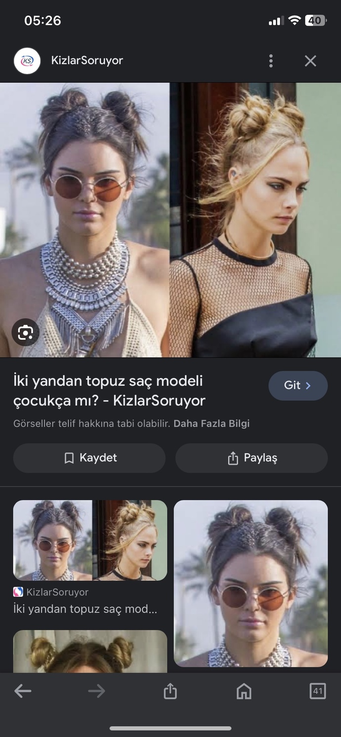 Sizce bu saç modeli tatlı mı?
