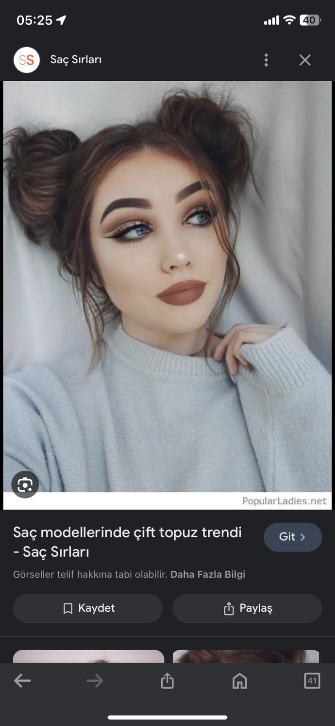 Sizce bu saç modeli tatlı mı?