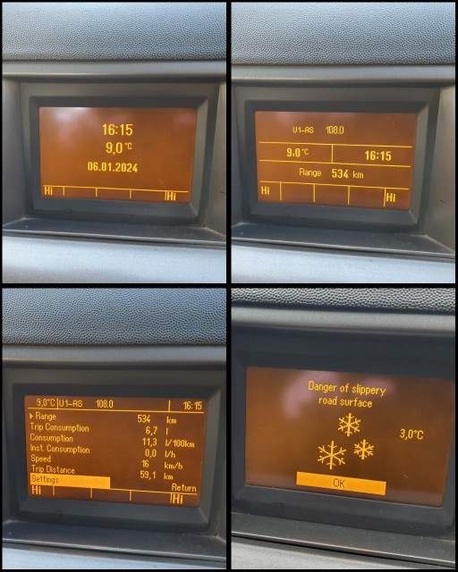 Arabanız da yol bilgisayar ekranı mevcut mu?