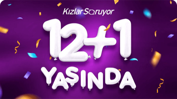Ödüllü Soru: KızlarSoruyor’un 12+1. doğum günü partisi başladı! 🥳 “Ben bu partinin en … üyesiyim” dediğin özelliğini paylaşır mısın?