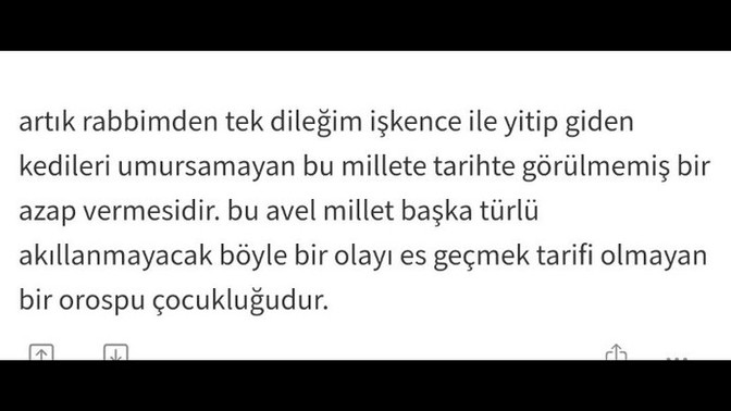 C31K-EBU CEHİL isimli terör örgütü halen hayvan katliamlarına, milli degerlerimize saldırıyor ve çocuk p. Paylaşıyor?