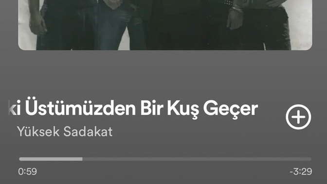 Dinlediğin şarkıdan bir söz ya da  dinlediğin şarkıyı direkt fırlat?