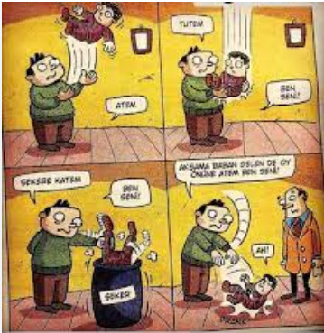 "Atem tutem ben seni, şekere katem ben seni" ninnisi sizcede çok korkutucu değil mi?