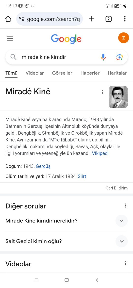 Google geçmişinde arattığın son şey ne?