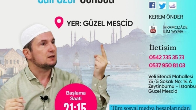 Bu akşam instagram'da ve youtube de canlı sohbet var gelicek mısınız?