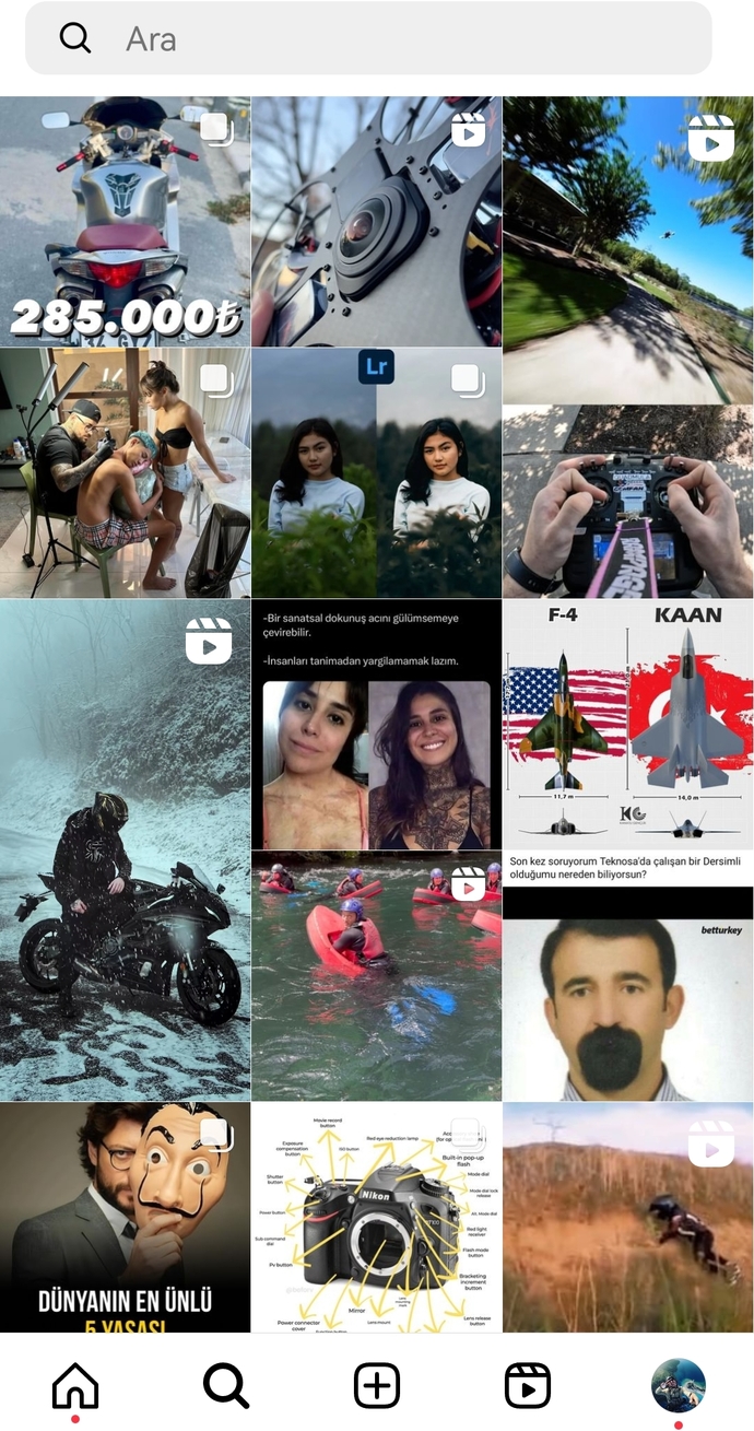 İnstagram keşfetiniz nasıl?