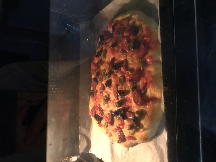 Pizza yapıyorum, nasıl görünüyor?