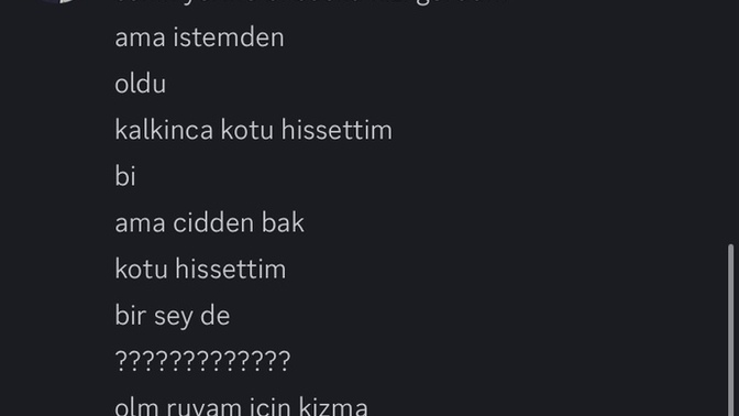 Yeni flörtleşmeye başladığım biri bana bunu yazdı affedilmez olduğunu düşünüyorum?