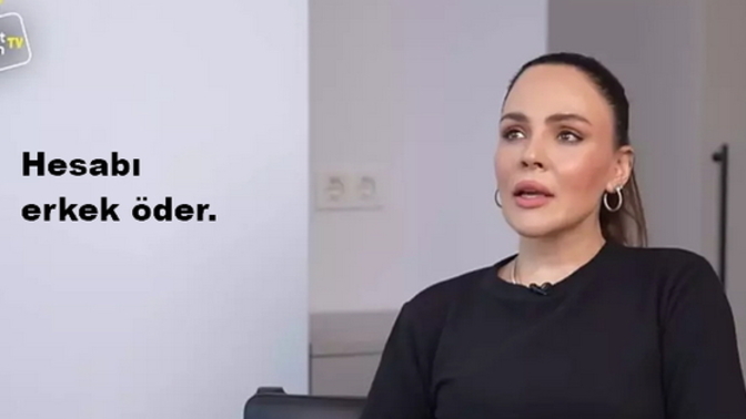 Buket Aydın, "Hesabı erkek öder. Bir yemek ısmarlayamıyorsa benimle yemek yemesin" dedi! Sizce haklı mı?