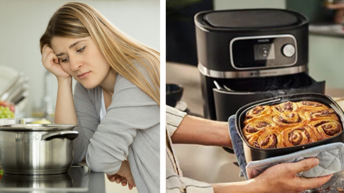 Airfryer’dan önce yemek yapmak 🙅‍♀️ Airfryer’dan sonra 💁‍♀️ Sence, hayatımızda neleri değiştirdi?