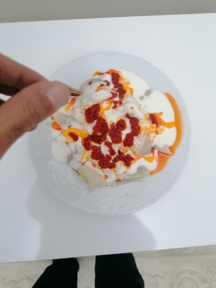 Dün mantı yaptım nasıl olmuş?