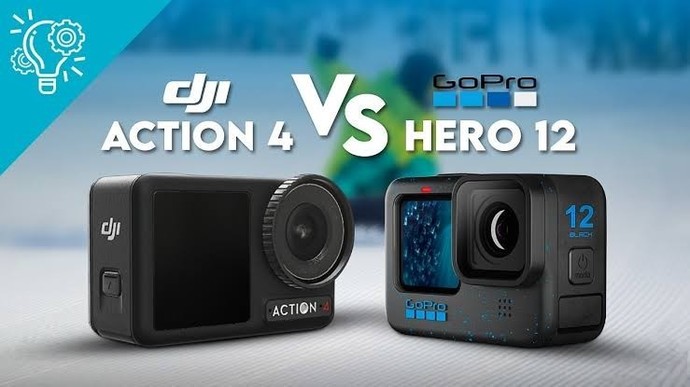 Go pro 12 mi Dji osmo action 4 mü?