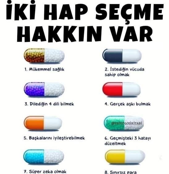 Sadece iki hakkın var hangilerini seçerdin?
