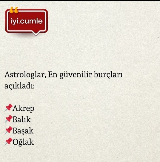 Astrologlar en güvenilir burçları açıklamış. İçlerinde sizin burcunuz da var mı?