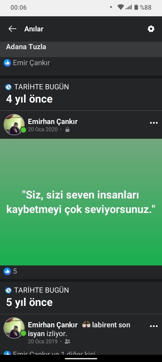 Hic seni seven insanı kaybettin mi?
