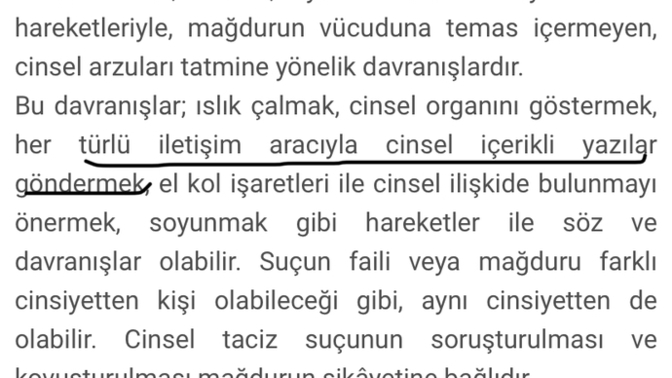 Sitede önünüze gelen her kadına ayıplı seyler yazarken ve fotosunu atarken suç işlediğinizi biliyor muydunuz?