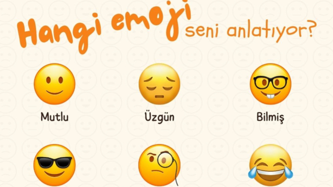 Seni anlatan emojiler hangisi?