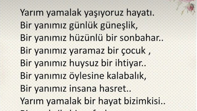 Yaşıyor musunuz? Ama nasıl?