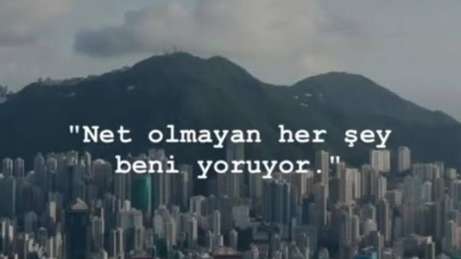 Hayatta sizi en çok yoran şey nedir?
