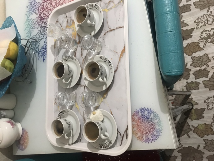 Kahve. yaptım. sunum. nasıl. akrabalara. yaptım?