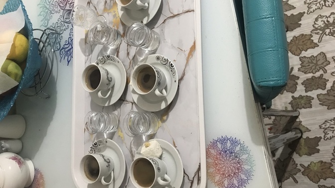 Kahve. yaptım. sunum. nasıl. akrabalara. yaptım?
