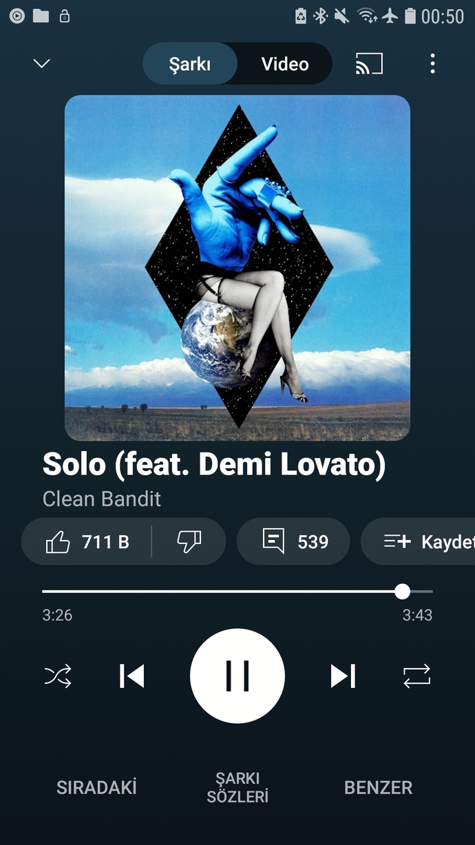 Bu gece hangi şarkıyı dinliyorsunuz🎧?