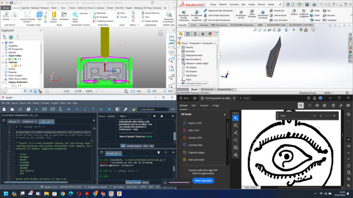 Cad/Cam mi Yapsam Yoksa Script mi oOlutursam Ya da Metafizik Araştırması mı Yapsam Bilemedim?