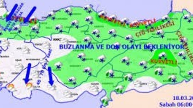 Bulunduğunuz şehir de hava durumu nasıl ocak ayının son anlarına girdigimiz günler de kardeşiyle yağışı nerelerde var?
