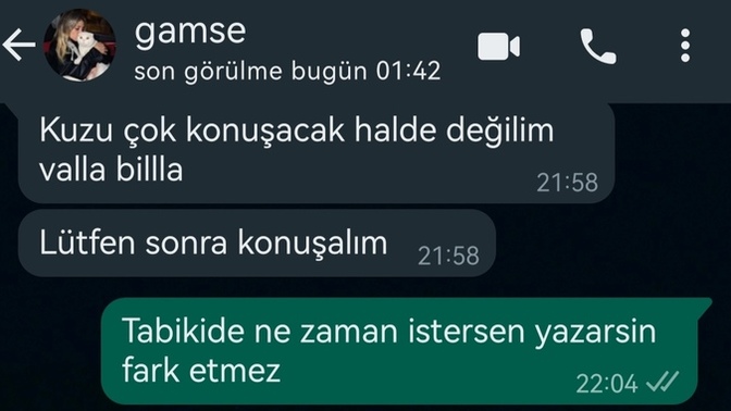 Konuşmak istiyor mu, istemiyor mu?