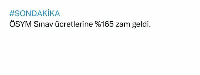 ÖSYM sınav ücretlerine %165 zam geldi! Bu kadar fazla zam neden yapıyorlar?