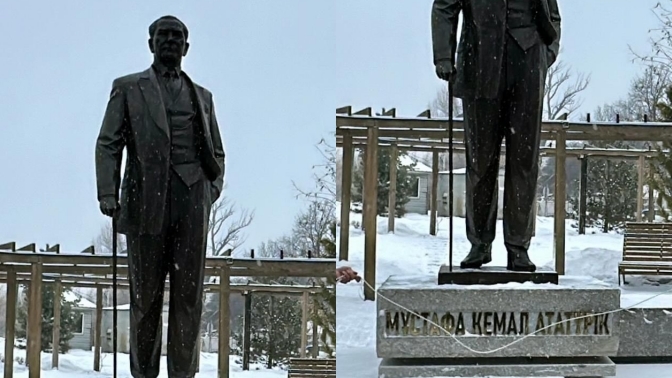 Kazakistanın Almatı şehrinde Atatürk Parkı açıldı. Gezmek ister miydiniz?