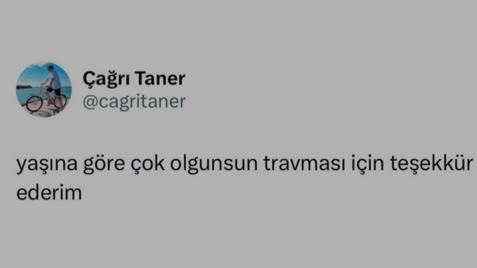 Yaşınıza göre olgun musunuz yoksa çocuksu mu?