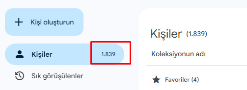 Telefonunuzun rehberinde kaç kişi kayıtlı?