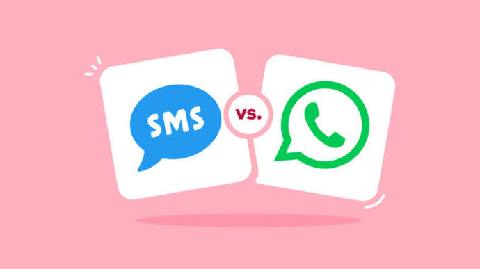 Sms WhatsApp vs.