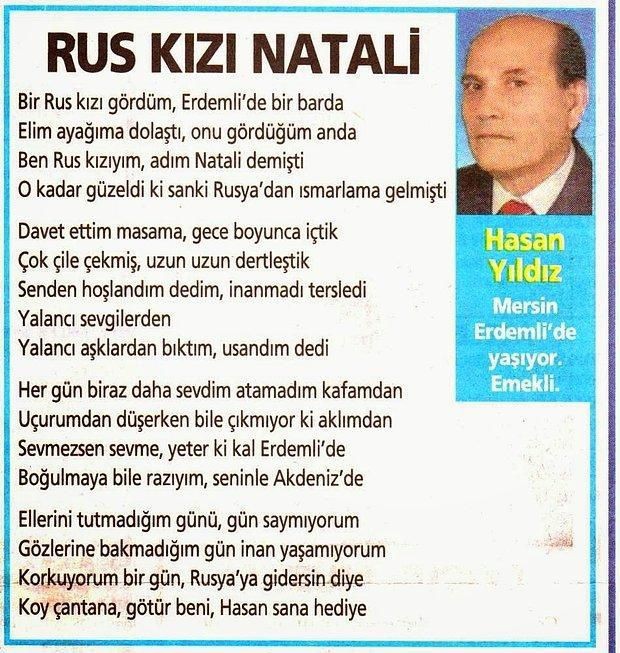 En garibinize giden siir veya alinti hangisi?