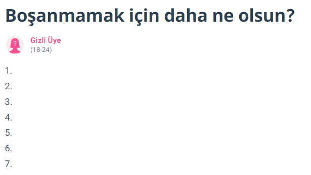 Boşanmamak için daha ne olsun?